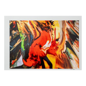 Anne Sager Abstract Paint Pour Composition C-Print