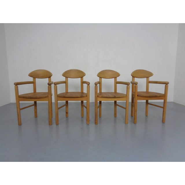 Danish Pine Dining Chairs by Rainer Daumiller for Hirtshals Sawværk, 1970s, Set of 4 For Sale - Image 14 of 14