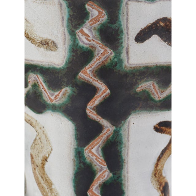 Ceramic Vase with Handles by Robert Picault, 1960s For Sale - Image 10 of 11