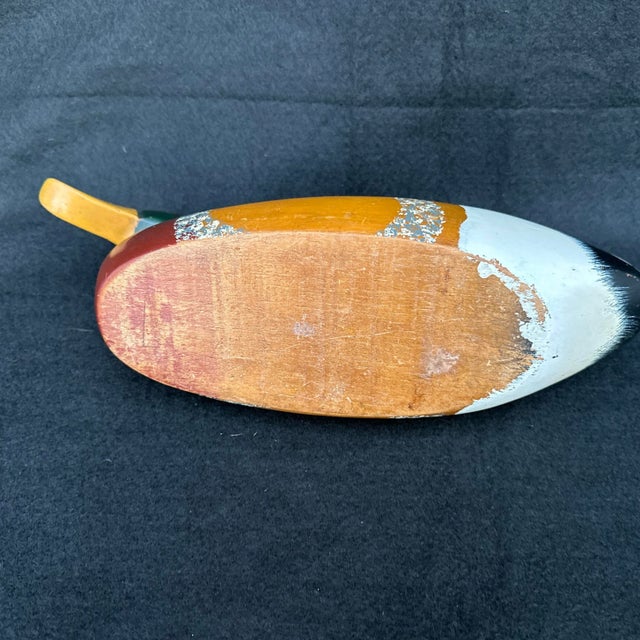 1960s Vintage 1960s Wood Duck Decoy For Sale - Image 5 of 9