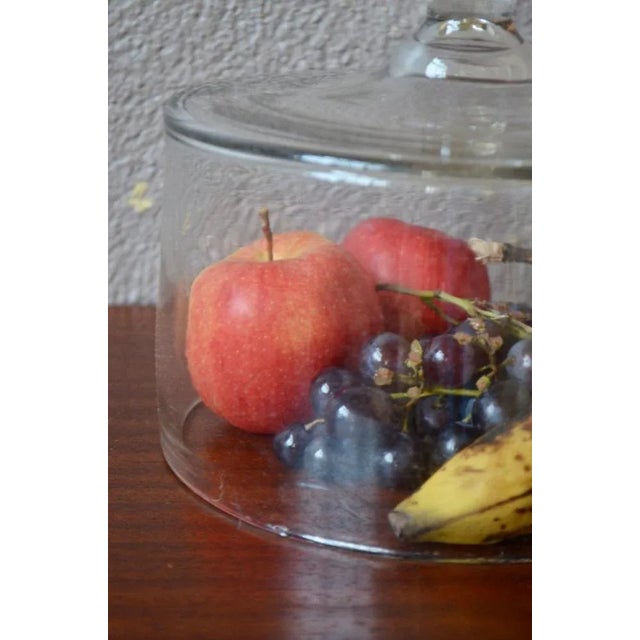 Blown Glass Cheese Bell, France, 1940s For Sale - Image 6 of 8