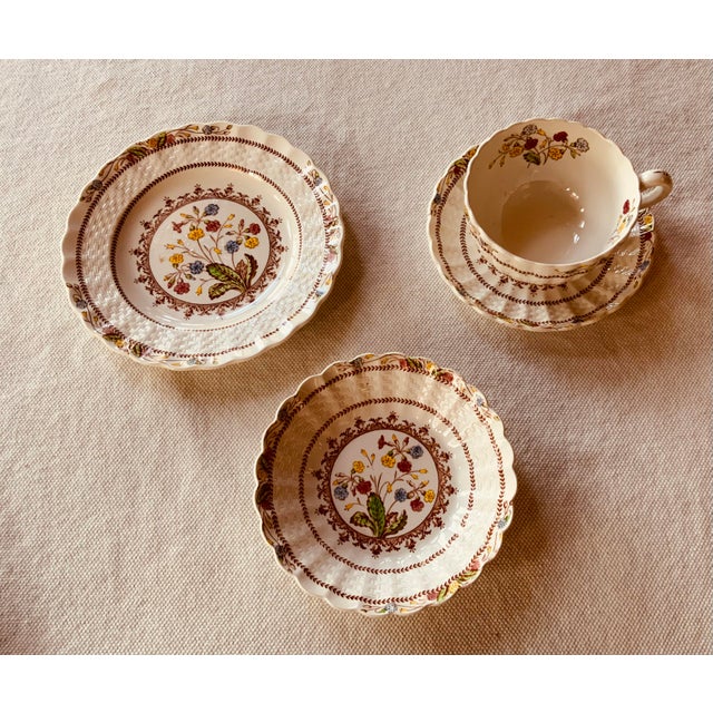 Copeland Spode Cowslip Bone China Breakfast Set, 1930s For Sale - Image 10 of 12