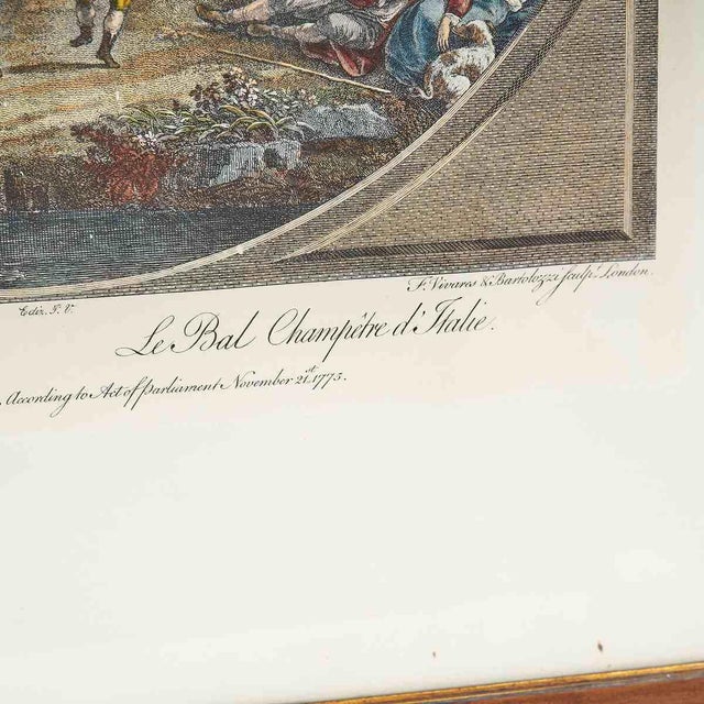 Francesco Bartolozzi, Untitled, 2000s, Watercolor Engravings, Framed, Set of 2 For Sale - Image 5 of 11