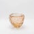 Hand-Blown Murano Sculptural Bowl in Rose Gold For Sale - Image 4 of 8