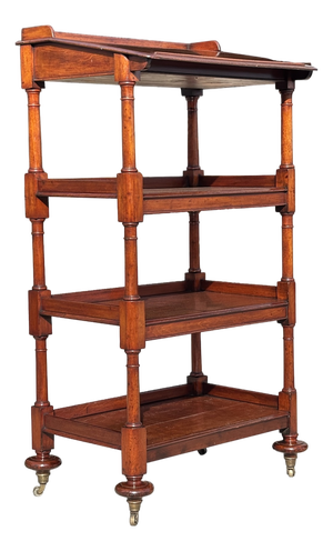 Antique George IV Mahogany Whatnot, 1820