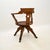 Late 19th Century Antique Victorian Gothic Revival Oak Swivel Chair, 1870s For Sale - Image 5 of 11