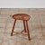 Mid-Century Modern Teak Tripod Milking Stool For Sale - Image 3 of 12