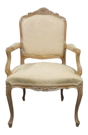 Mid 20th Century Louis XV Style Carved Armchair/Fauteuil