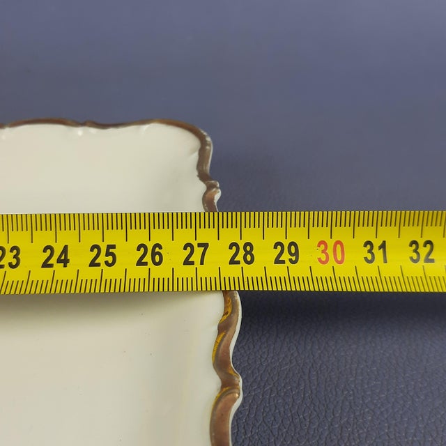 Table Set in White and Gold Porcelain from Seltmann Weiden Bavaria Theresia, 1960s, Set of 6 For Sale - Image 17 of 18