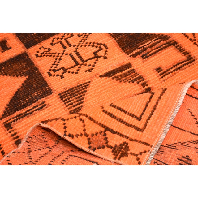 Turkish Vintage Turkish Tribal Anatolian Kurdish Hand Knotted Wool Rug, 2'9"x9'7" For Sale - Image 3 of 4