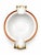 Art Deco Meissen Porcelain Cigar Ashtray with Coral Line and Gilded Trim, 1920s For Sale - Image 6 of 6