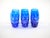 Mid-Century Modern Val Saint Lambert Cobalt Blue Tableware Crystal Water, Service for 12 People For Sale - Image 3 of 13