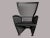 Industrial Vintage Italian Leather Lounge Chair from Paolo Nava, 1970s For Sale - Image 3 of 5