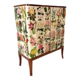 1940’s Swedish Cabinet Papered With Illustrations From La Belgique Horticole: Journal Des Jardins For Sale