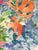 Original Framed Vibrant 'Field of Flowers' Watercolor Painting For Sale - Image 9 of 15
