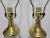 Hollywood Regency 1960s Regency Signed Dresden Crystal and Brass Table Lamps - a Pair For Sale - Image 3 of 12