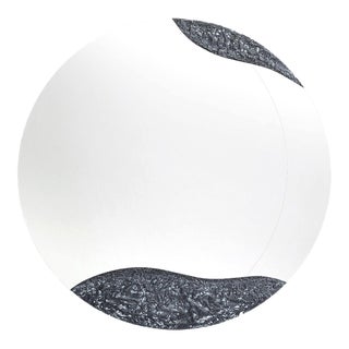 Vulcano 600 Round Mirror by Disain1971 For Sale