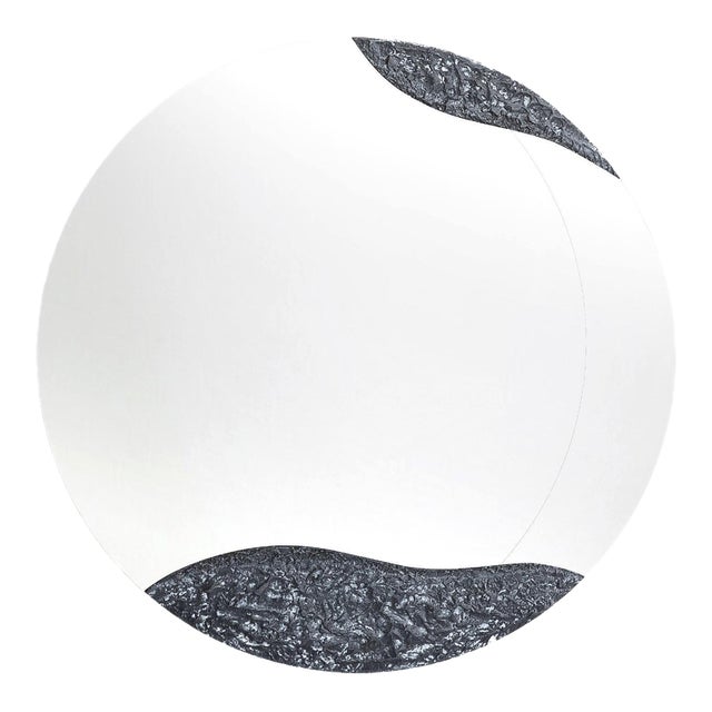 Vulcano 600 Round Mirror by Disain1971 For Sale