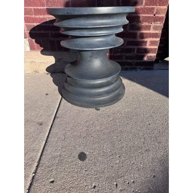 Sculptural Isalo Side Table Featuring a Isalo side table by Stone Yard, Inc. Uniquely shaped side/end table adds a playful...