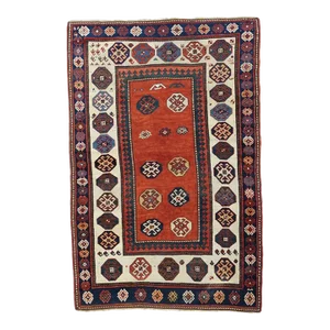 Antique Kazak Rug 4'2'' x 6'4''
