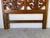 Vintage Thomasville Spanish Mediterranean Carved Wood Queen Headboard For Sale - Image 11 of 12