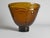 Brown Glass Bowl with Face Motif by Wiktor Berndt for Flygfors, Sweden, 1960s For Sale - Image 3 of 14