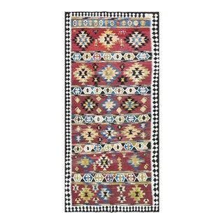 Antique Azerbaijan Kilim/ Rug Unusual,20th Century For Sale