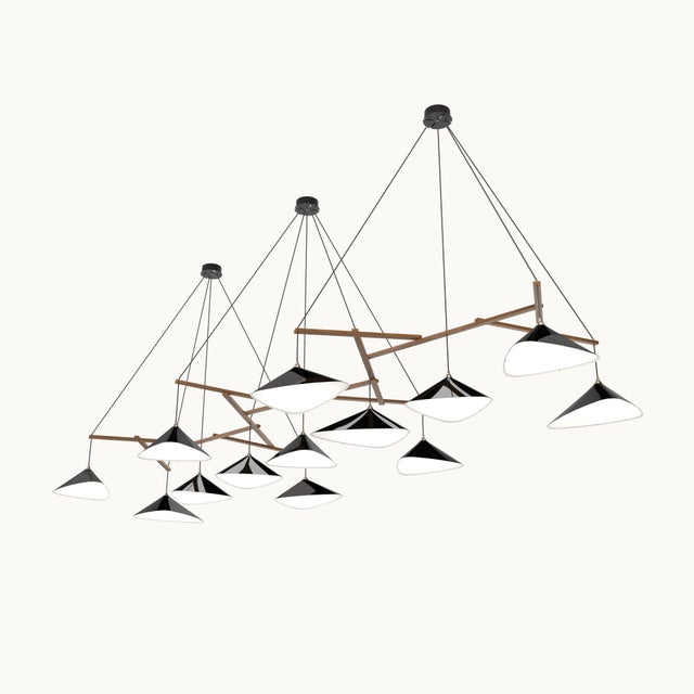 Emily is a series of gorgeous lamps with shades handmade of sheet steel. She is spray painted in a semi-matte or in a high...