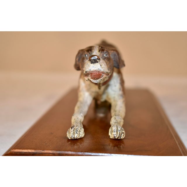1900 - 1909 Austrian Bronze Dog Letter Clip, Circa 1900 For Sale - Image 5 of 8