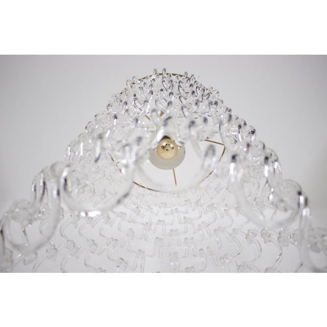 Gold Chandlier in Murano in the style of Angelo Mangiarotti, 1940s For Sale - Image 8 of 15