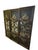 A dramatic vintage set of three decorative wall panels by Lam Lee, likely dating to the 198s. Designed in an ornate...