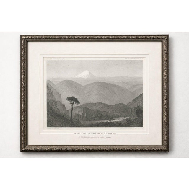 Black Mt Shasta & Sacramento River View, 1861, Paper For Sale - Image 8 of 9