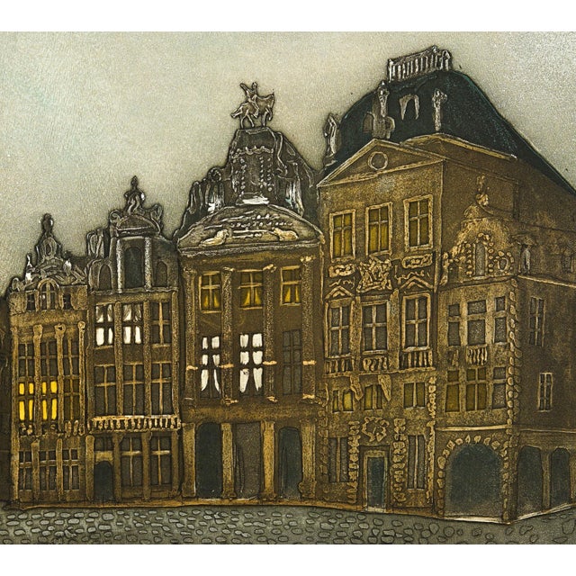 Contemporary "Bruxelles" by j.j.j. Rigal For Sale - Image 3 of 4