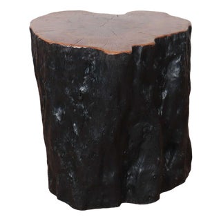 Primitive Lychee Side Table For Sale