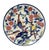 Vintage Hand Painted Colorful Floral Birds Asian Platter, Japan For Sale - Image 9 of 9