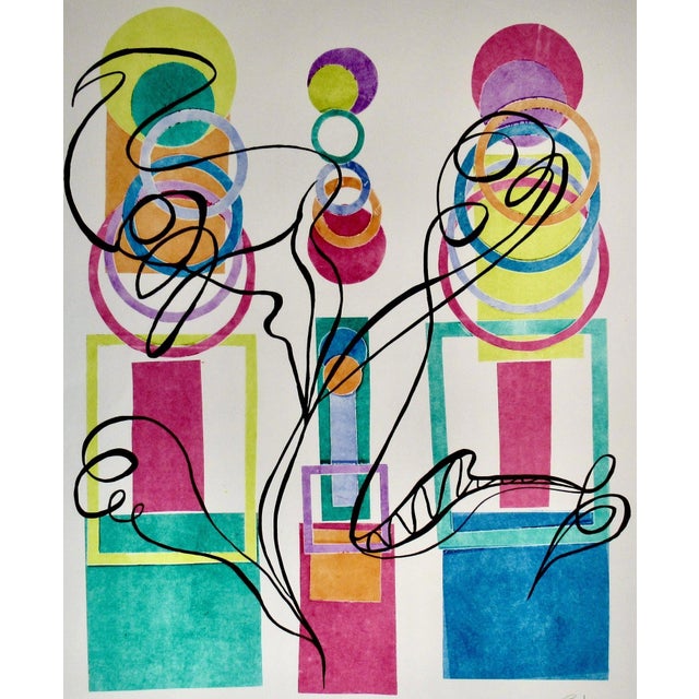 Ruth Leaf Circus Series C C. 1990 Original Print For Sale In San Francisco - Image 6 of 7