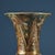 Chinoiserie Bronze Gu Vase With Gold Inlay, Archaic Scroll & Script Motif, Chinoiserie Bronze Ritual Style Vessel For Sale - Image 3 of 10