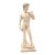 Mid-Century Modern David Statue Inspired by Michelangelo, Plaster Sculpture From Italy For Sale