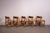 Set of 5 dining chairs designed by Ranier Daumille. Mede from Danish pine and Chord in Denmark in the 1980s. The chairs...