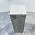 Chrome Stripe Postmodern Pedestal For Sale In Miami - Image 6 of 10
