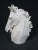 Traditional Plaster Horse Head Sculpture For Sale - Image 3 of 8