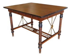 1960s Maison Jsnsen Style Crossed Sword Dode Table
