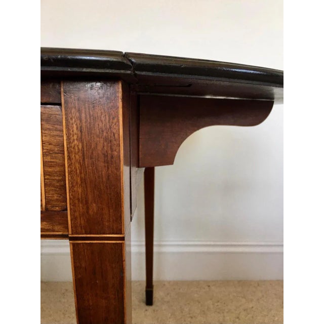 Antique Inlaid Mahogany Table For Sale - Image 8 of 16