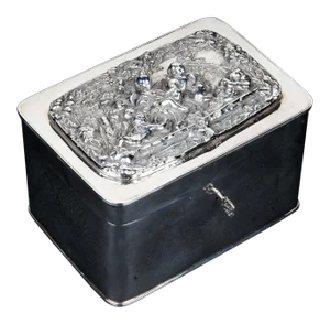 Late 19th Century Continental Silverplate Box