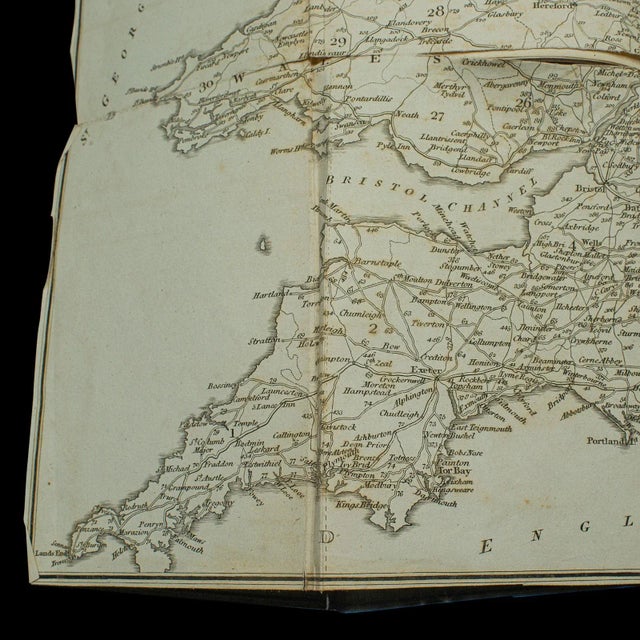 Early 19th Century 1810s Georgian Antique Paterson's Guide to Britain, English, Maps, Georgian, Published 1811 For Sale - Image 5 of 12