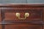 Vintage Hekman Mahogany Tooled Leather Top Executive Kneehole Office Desk 60" For Sale - Image 12 of 18
