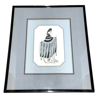 Erte "Gaby Deslys" Serigraph 6/300 Signed & Framed For Sale