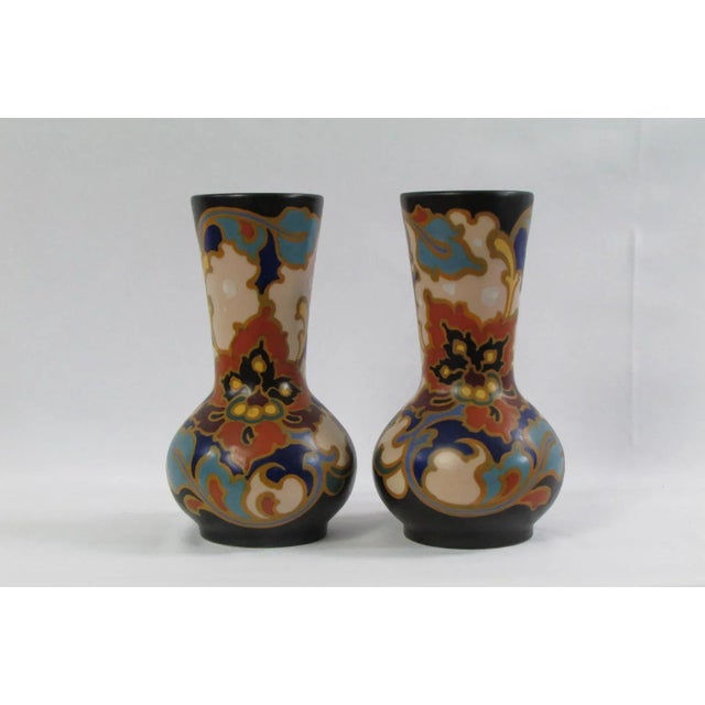 Ceramic Vases by Régina Rosario for Gouda Holland, Set of 2 For Sale - Image 7 of 7