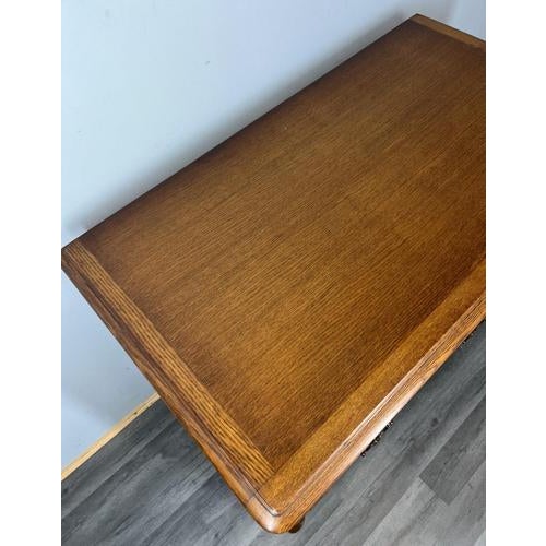 Wood Vintage French Louis XV Style Carved Oak Chest of Drawers For Sale - Image 7 of 10