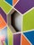 Abstract Vintage Large Hard Edge Abstract Geometric Shaped Painting, Manner of Frank Stella For Sale - Image 3 of 12